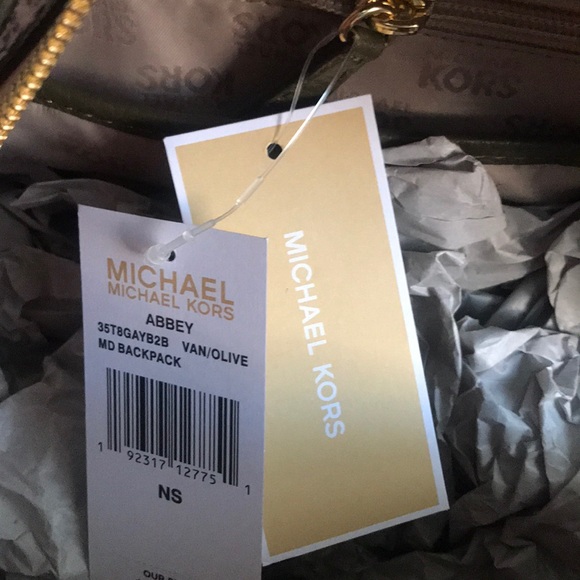 ❌SOLD❌ PALM PRINT PVC ABBEY MEDIUM BACKPACK - Picture 8 of 8